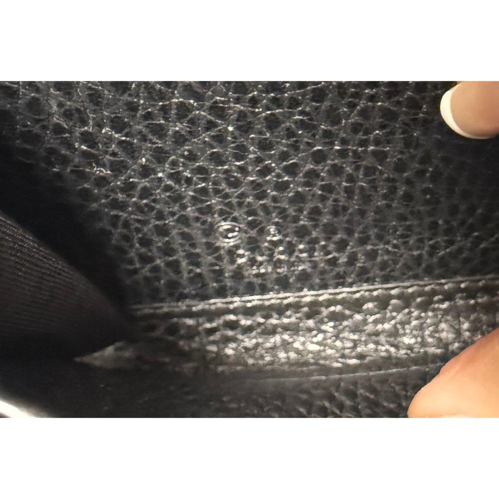 Gucci‎ Black Leather Interlocking G Zip Wallet - Picture 11 of 16